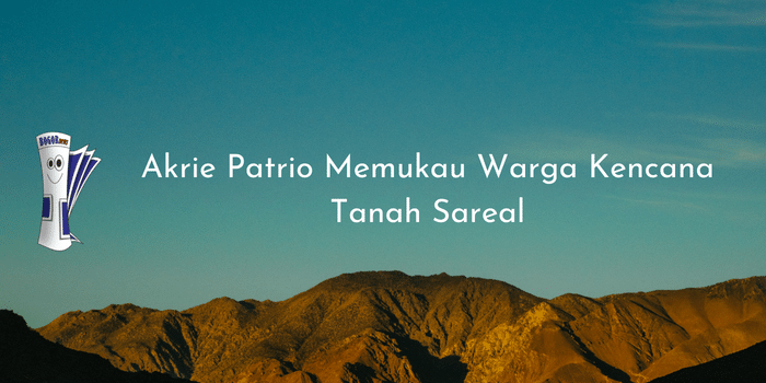 Akrie Patrio Memukau Warga Kencana Tanah Sareal