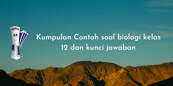 Kumpulan Contoh soal biologi kelas 12 dan kunci jawaban